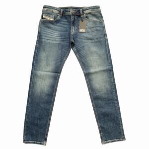 Diesel Thommer Slim Jeans RE062 Men’s 34x32 Denim Stretch $250 Measures Included
